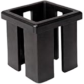 Square Snap-in Bushing Insert &ndash; Fitness Equipment Frame Sleeve Size 50-40 x H55 | Cardio &amp; Strength