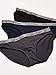 Calvin Klein Women's Radiant Cotton Bikini Panty, Black/Ashford Grey/Ocean Floor, Small