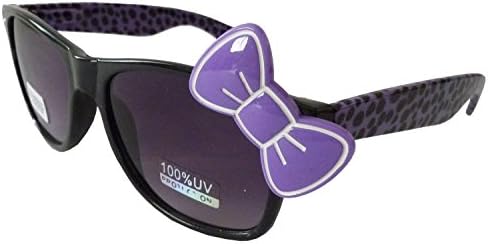 Hello Kitty Polka Dots Wayfarer Dark Lens Glasses Sunglasses Nerd Retro 80's Purple