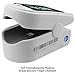 Facelake FL-350 Pulse Oximeter with Carrying Case & Batteries & Lanyard, White