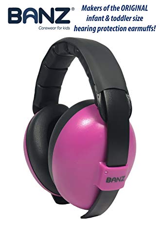 Baby Banz Earmuffs Infant Hearing Protection - Ages 0-2 Years - The Best Earmuffs for Babies & Toddlers - Industry Leading Noise Reduction Rating - Block Noise