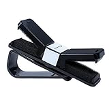 Visor Clip ,Glasses Holder for Visor,Car Visor Glasses Sunglasses Ticket Clip Holder,Double Ends,Black