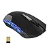 E-Blue Cobra Advance Wireless LED Optical Gaming Mouse, Black/Silver (EMS609BK)