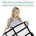 Vive Transfer Blanket with Handles 77” x 38.5” - Bed Positioning Pad, Straps - Reusable, Washable Patient Lifting Device Body Lift, Turning, Sliding Moving - Caregiver, Family Aid, Bedridden, Elderly