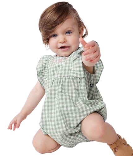 Petit Bateau A0CED Mono, Vert/Blanc, 12 mois Bebita