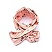 Ever Fairy 4 Pack Women Elastic Flower Printed Turban Head Wrap Headband Twisted Hair Band