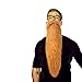 Long False Beard, Style Lumberjack Hillbilly Long Costume Beard & Mustache Set (Blond)
