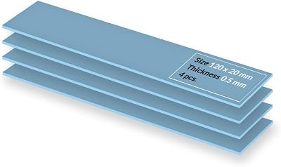 ARCTIC TP-3 Premium Thermal Pad 120x20x0.5 mm 4 pcs Stackable 2.0 mm
