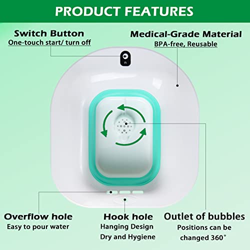 YYYSITZ Electric Sitz Bath, Sitz Bath For Hemorrhoids, Sitz Bath For