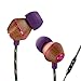 House of Marley EM-JE013-RO People Get Ready Jammin In-Ear Headphone with 3-Button Mic - Royal