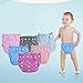 LAIMALA 6pack Baby Cloth Diaper,Baby Reusable Washable Cloth Pocket Diapers, Adjustable Snap