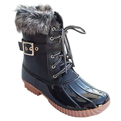 waterproof fuzzy boots
