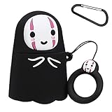 Gift-Hero Compatible with Airpods 1&2 Soft Silicone Cute Case,Cartoon 3D Fun Funny Cool Kawaii Designer Kits Character Design Skin Fashion Stylish Cover for Girls Boys Kids Teens Air pods(No Face Man)