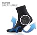 Men's Organic Bamboo Socks - 5 Pair Gift Box - Soft Touch - Antibacterial - One Size - For Dry And Healthy Feet
