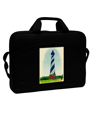 TooLoud Watercolor Lighthouse 1 15" Dark Laptop / Tablet Case Bag
