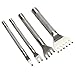 Vktech Stainless Steel Flat Chisel Leather Craft Tools Hole Punch Tool Kit DIY