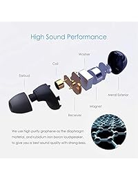 MEES   Auriculares Bluetooth 5.0 negros impermeables IPX4, inalámbricos para deportes, graves más ricos con micrófono estéreo HiFi, con 3   4 horas de reproducción con cancelación de ruido (Auto Pairing)