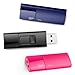 Silicon Power 16GB Flash Drive 3PK Ultima U05 USB 2.0, Blue/Pink/Black (SP048GBUF2U05VCM)