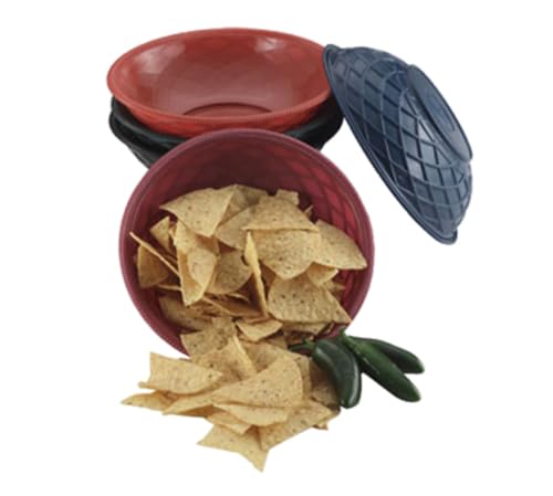 H.S. INC HS1018-CH ROUND WEAVE SERVING BASKET, 9″...