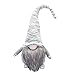 iGnome 17 Inches Handmade Christmas Gnome Decoration Swedish Figurines - 16 Inches (Grey 2)