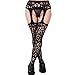 Raylans Women Sexy Fishnet Sheer Thigh High Stockings Lace Top Garter Belt Lingerie Stocking Pantyhose,10#