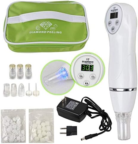XYZDreams Portable Digital Microdermabrasion Diamond Dermabrasion Pen Vacuum Massage Skin Peeling Acne Treatment Wrinkles Blackhead Removal Cleanser