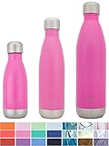 Simple Modern Stainless Steel Vacuum Insulated Double-Walled Wave Bottle, 9oz - Bubble Gum Pink