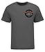 Harley-Davidson Men's Screamin' Eagle Industrial Skull T-Shirt, Gray HARLMT0245