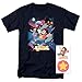 Popfunk Steven Universe Gems Cartoon Network T Shirt & Stickers (Small) Navy