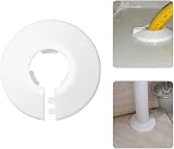 SuSohr 10x Plastic Radiator Pipe Collars Covers for 15mm Pipe White view 6