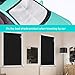 johgee Blackout Curtains for Bedroom, Thermal Insulated Windows Shade Blinds 1 pcs (Black 29.9