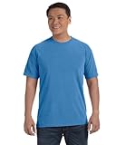 Comfort Colors 6.1 oz. Ringspun Garment-Dyed T-Shirt, Large, ROYAL CARIBE