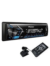 Pioneer MVH S301BT Receptor de medios digitales de un solo DIN con compatibilidad de aplicación ARC mejorada, MIXTRAX, Bluetooth incorporado