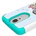 LG Aristo Case,LG Phoenix 3 Case,LG LV3 Case,LG Fortune Case,Yiakeng Dual Layer Armor Hard Slim Hybrid Kickstand Phone Cover Case for LG Aristo/K8 2017(Lovely Owl)