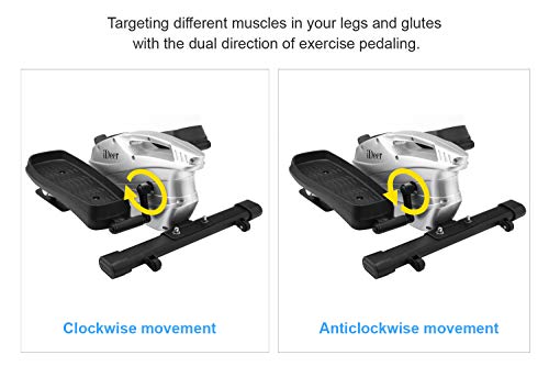 image for ideer life Under Desk Elliptical Trainers,Pedal Exerciser Elliptical S