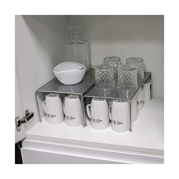 Expandable-Kitchen-Shelf-Set-of-2-Free-Standing-Spice-Rack-Pantry-Organiser-Cupboard-Storage-Shelf-Expanding-Storage-Rack-MW Expandable Kitchen Shelf - Set of 2 | Free Standing Shelf Organiser | Pantry Organiser | Cupboard Storage Shelf…