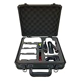 Pollyhb Carrying Case Aluminum Hard Travel Protect Case for Zino H117S (Black)