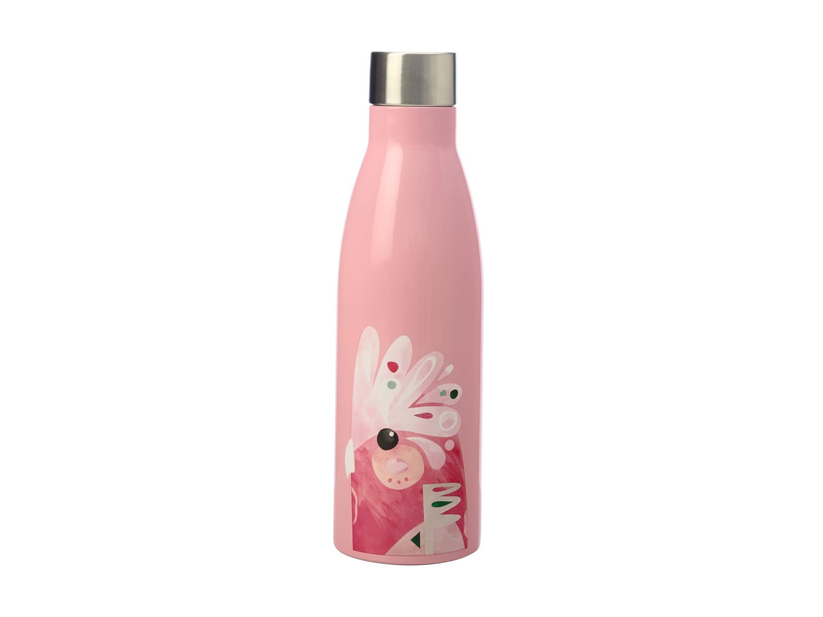 Maxwell & Williams Pete Cromer Insulated Water Bottle, Galah Design, BPA Free Stainless Steel, 5ml