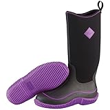 MuckBoots Women's Hale Snow Boot,Black/Hot Purple,6 M US