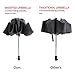 Fidus Inverted Reverse Sun&Rain Car Umbrella Large Windproof Travel UV Umbrella for Women Men - Auto Open Close(Black) â€¦