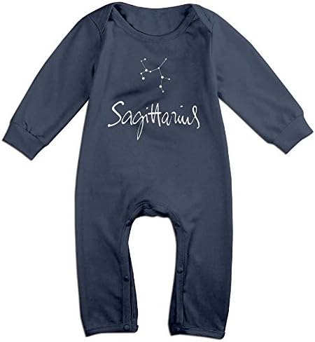 Horoscope Sagittarius Baby Boy Romper Printed Long Sleeve Jumpsuit