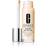 Clinique Beyond Perfecting Lightweight Liquid Foundation + Concealer For Dry Combination to Oily Skin Types | Full Coverage + Natural Matte Finish