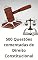 Livro 500 Questões comentadas de Direito Constitucional