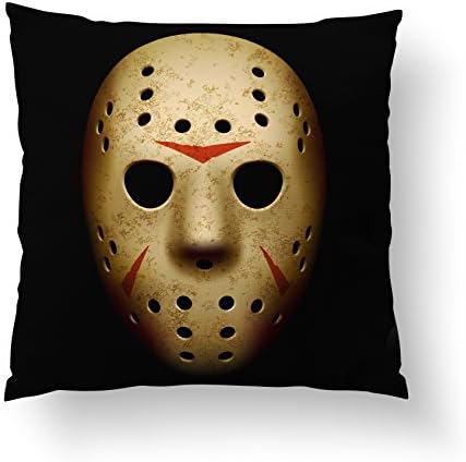Jason Voorhees Horror Movie Pillow Cover Throw Pillow Case Decorative Cushion Home Decor Sofa Couch Lounge Bedding