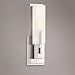 Possini Euro Design Midtown Modern Wall Light Sconce Satin Nickel Hardwired 4 1/2