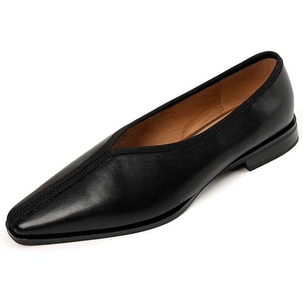 TinaCus Women's Vintage Square Toe Pumps - Genuine & Suede Leather Buckle Belt Low Chunky Heel Shoes (Handmade) - View #6