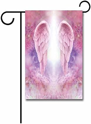 Hamory Angel's Wings Garden Flag 12.5X18 Inch Printed Both Sides