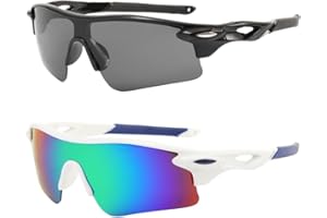 Swanoble UV400 2 Sports Sunglasses for Kids Cycling,Light frame Sunglasses for Boys Girls,Youth Softball Baseball Golf