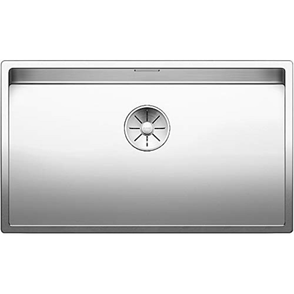 BLANCO CLARON 700-U | Stainless steel sink | Installation type: undermount installation | For 80 cm wide base cabinets | Resistant to scratches | Spacious bowl volume for optimum use | [74x44x19.9 cm]