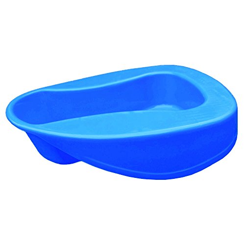 YUMSUM Large Stack-able Smooth Contoured Bedpans (1 PACK)